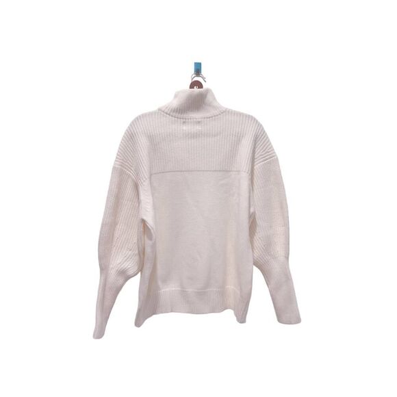 LOULOU STUDIO Tapia Wool Cashmere Sweater in cream Large - Picture 5 of 10